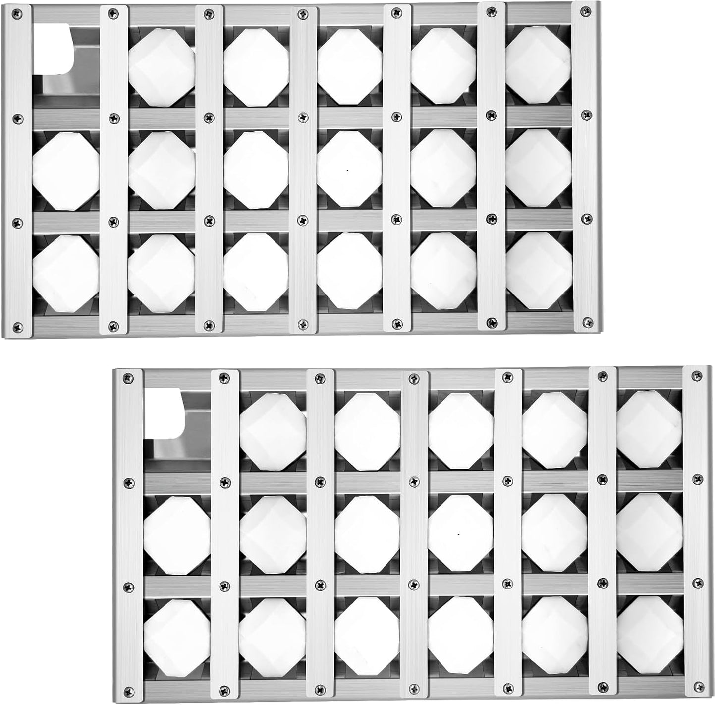 80543 90189 Grills Complete Briquette Tray Assembly for Lynx Grill Replacement Parts,16 5/8 Inch Heat Plates Tent Shield for Lynx L27R L36R L27FR Grill Parts with Ceramic Rods