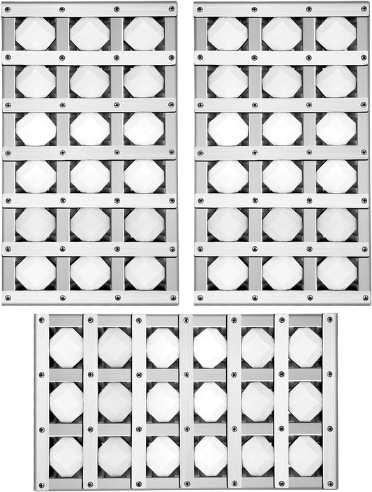 BRNCOV-TRL-LG Briquette Tray Assembly for Summerset Grill Replacement Parts,3 Pack Heat Plates Tent Shield ForSummerset TRL32, TRLD32, STG32