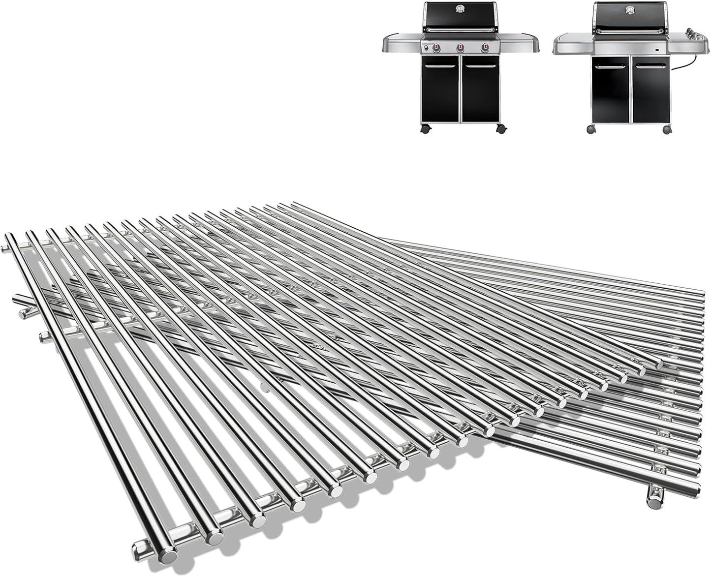 18.75" Cooking Grates for Weber Genesis II 300 and Genesis II LX 300 Series Gas Grills