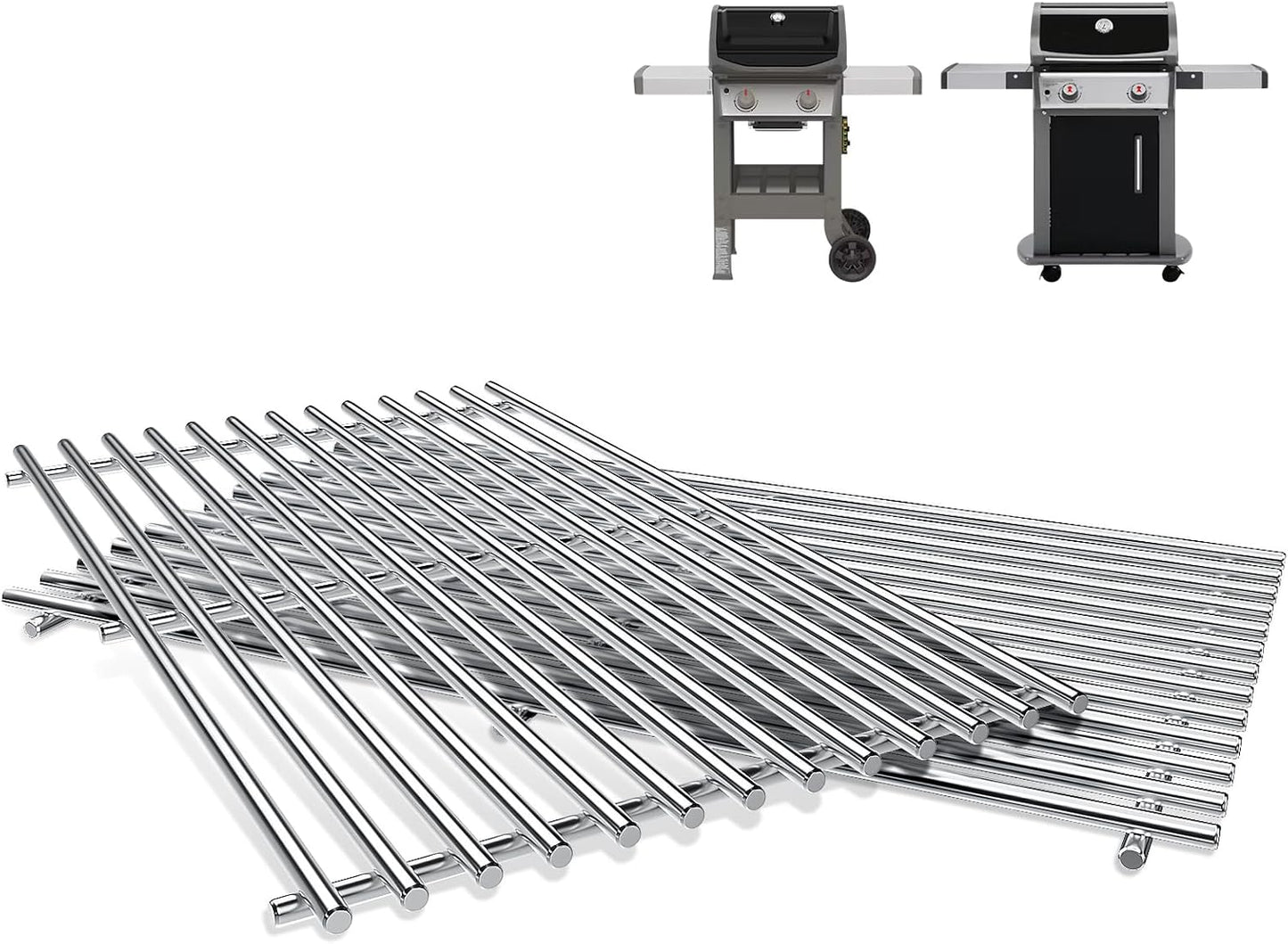 18.75" Cooking Grates for Weber Genesis II 300 and Genesis II LX 300 Series Gas Grills