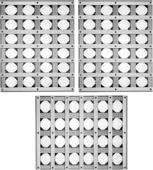 510-0005 Ceramic Briquette Tray for Alfresco Grill Parts,3 Pack Radiant Tray Assembly for Alfresco Artisan ABGQ-42, ABGQ-42C/D/SZ/SZC, ABGQ-56, ABGQ-56SZ, ABGQ-56C with Ceramic Rods