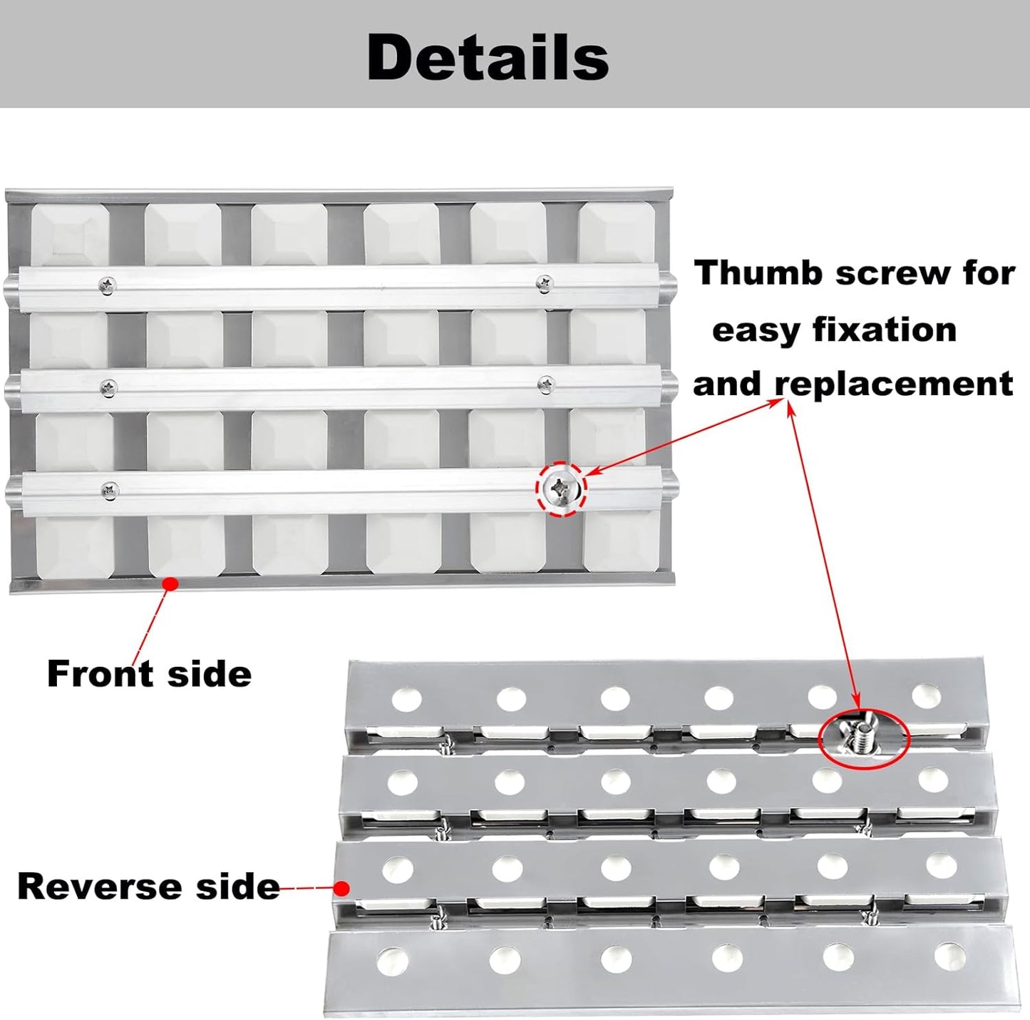 510-0677 Grill Briquette Tray Replacement Parts for Alfresco ALX2 36" Grill Parts ALX2-36 ALXE-36C ALXE 36 ALXE-36 ALX2-36SZ ALXE-36SZ Gas Grill Briquettes Heat Plate with 24pcs Ceramic Briquettes