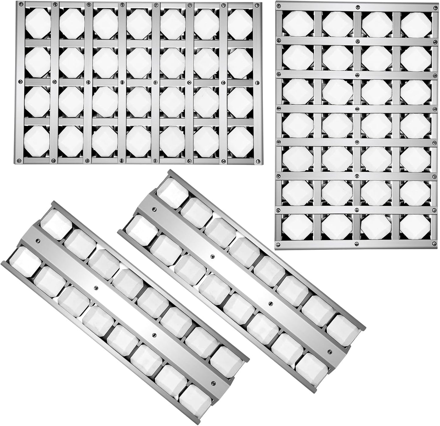 2 Pack 12" with 2 Pack 6" Briquette Tray Assembly for Twin Eagles TEBQ42G TPBQ42G,S21753Y S21752Y Part Number Heat Shield Flame Tamer Briquettes,4 Pack Total