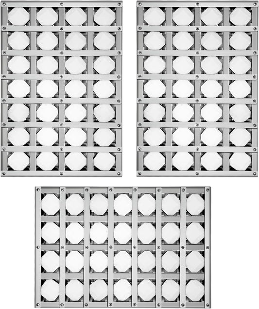 510-0522 Briquette Tray for Alfresco ALX2-42, ALX2-56,ALXE-42,ALXE-56,ALXE-56SZ, 3 Pack Radiant Tray Assembly for Alfresco Grill Replacement Parts with Ceramic Rods