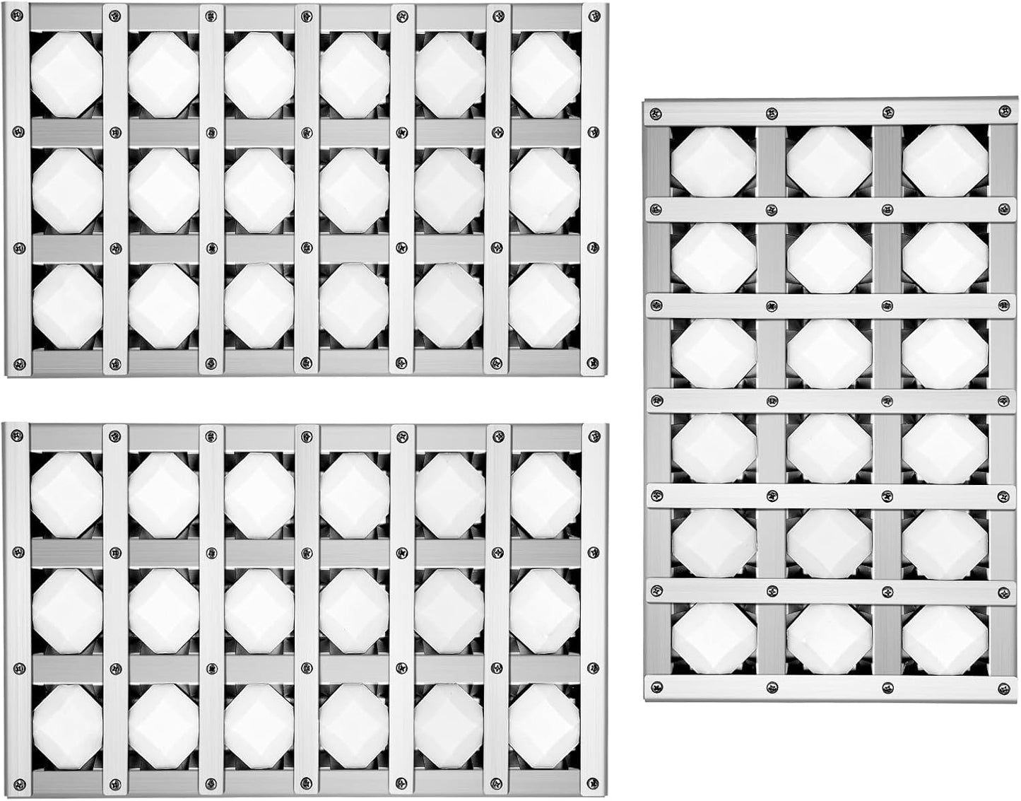 S23218-32Y Briquette Tray for Delta Grill Replacement Parts, 3 Pack Radiant Tray Ceramic Rod for Delta DHBQ 32G-BN, DHBQ 32G-BL, DHBQ 32R/S-BN, DHBQ 32R/S-BL, DHBQ 32G-CL, DHBQ 32G-CN